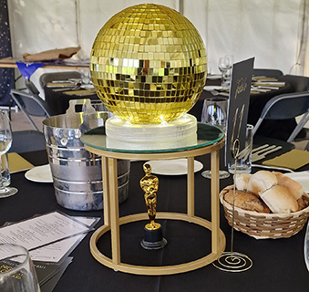 Gold Mirrorball